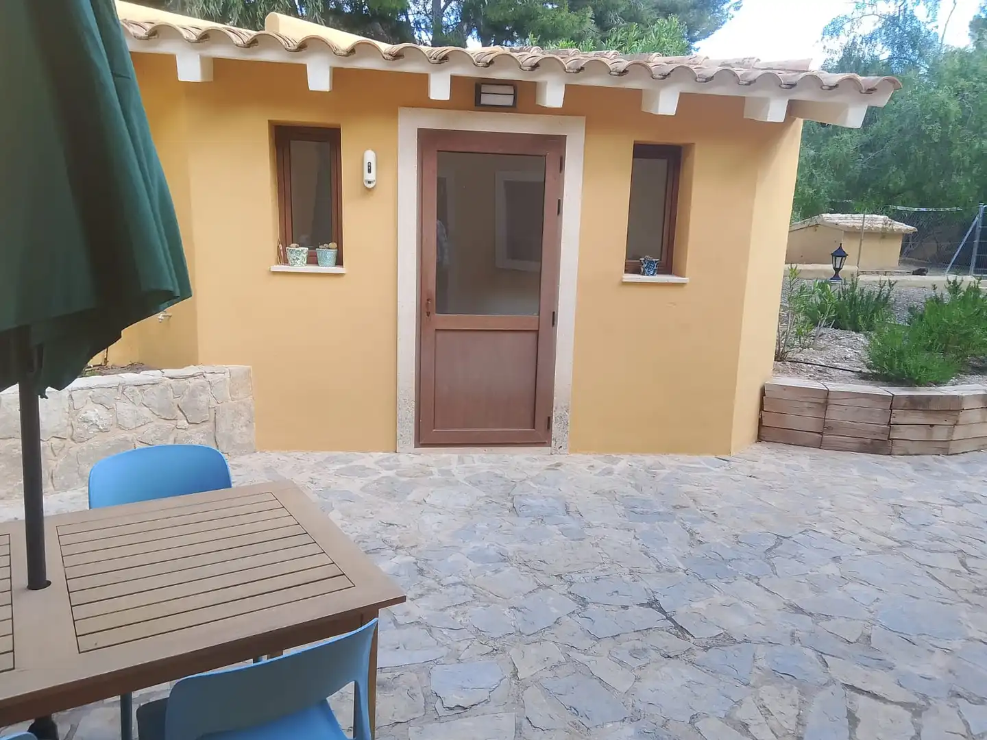 Terrassa de Casa o xalet en venda en Tibi amb Aire condicionat, Jardí privat i Parquet