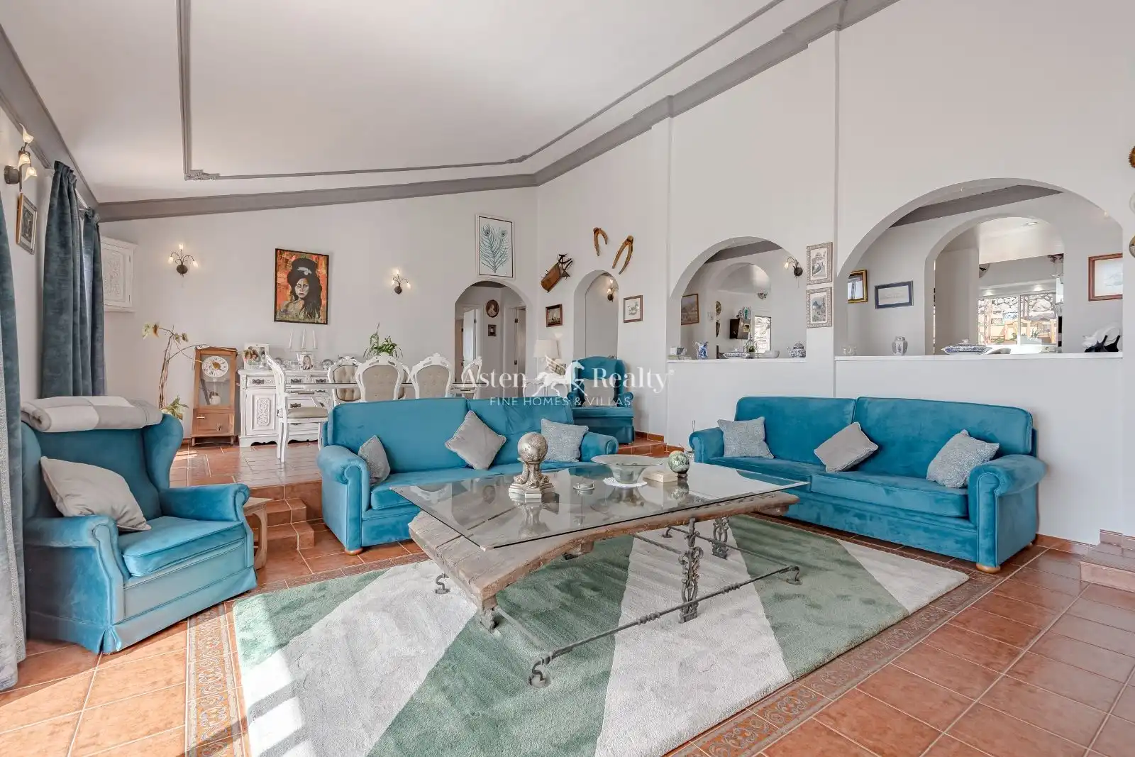 Sala de estar de Casa o chalet en venta en Adeje con Aire acondicionado, Terraza y Piscina