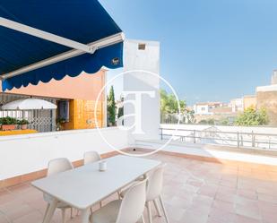 Terrace of Flat to rent in Badalona  with Air Conditioner and Terrace