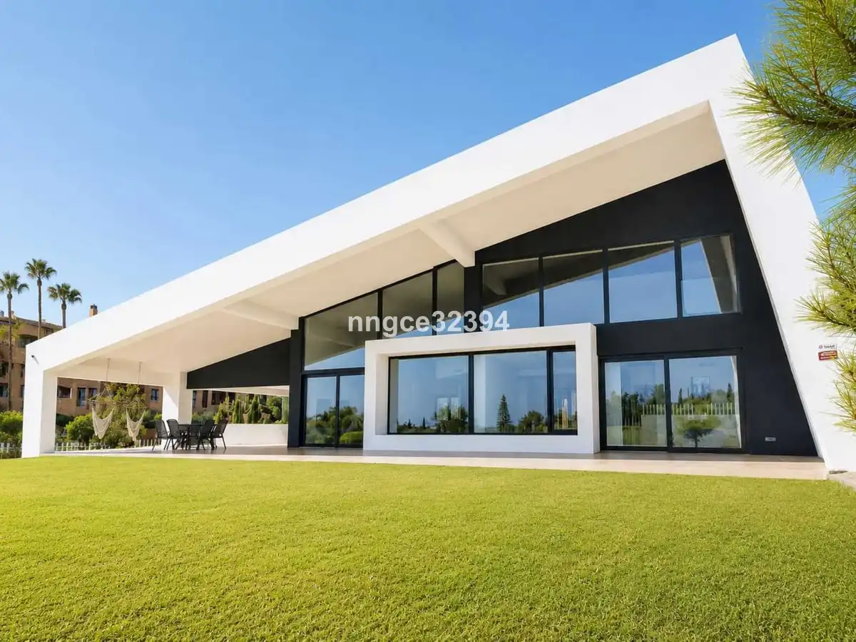 Exterior view of Houses for sale in Estepona  with Air Conditioner, Private garden and Terrace