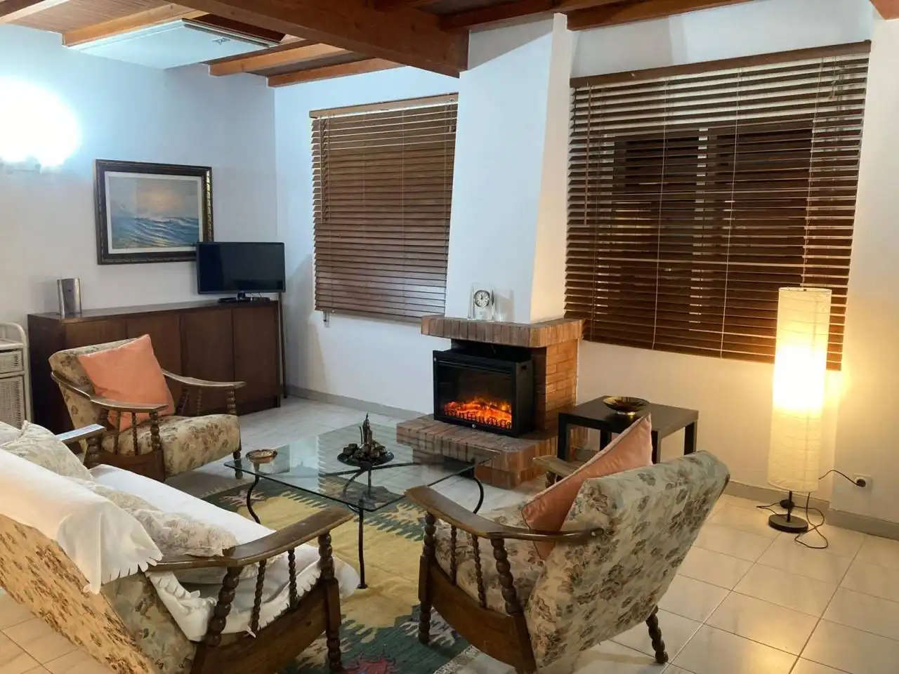 Living room of Flat for sale in Curtis, A Coruña