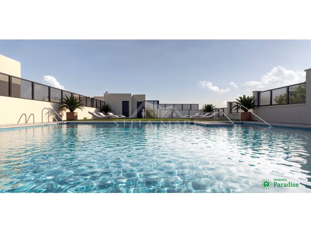 Swimming pool of Single-family semi-detached for sale in Nerja