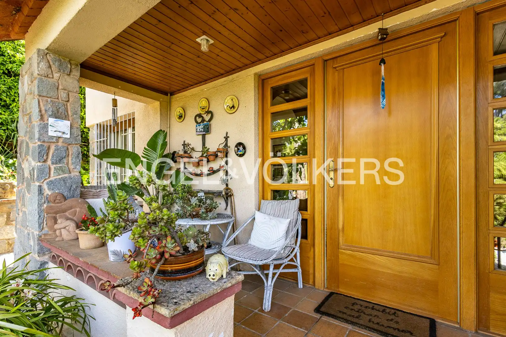 Terrassa de Casa o xalet en venda en Sant Cugat del Vallès amb Calefacció, Jardí privat i Parquet