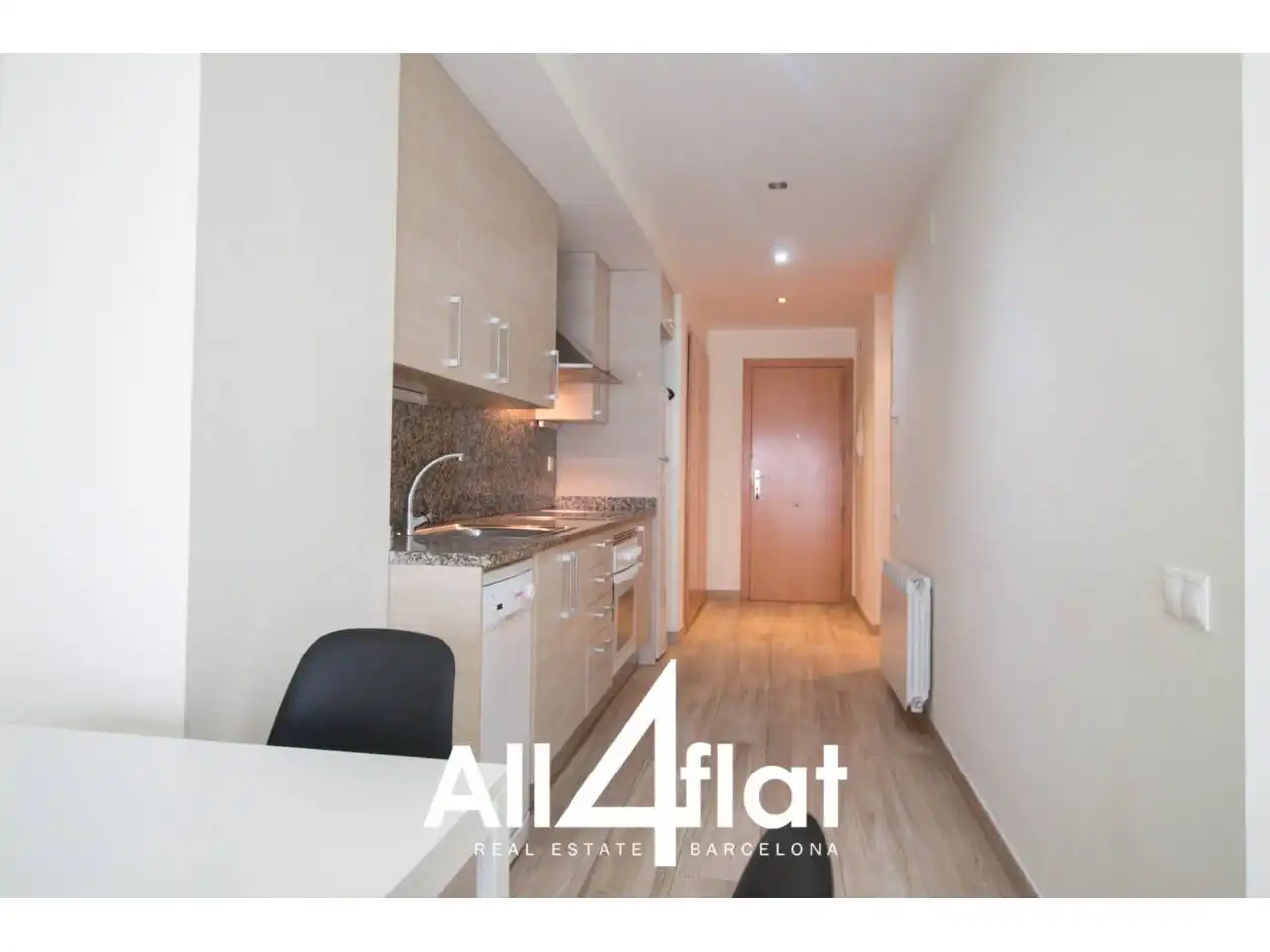 Bedroom of Flat for rent in Barcelona  with Parquet flooring, Terrace and Furnished