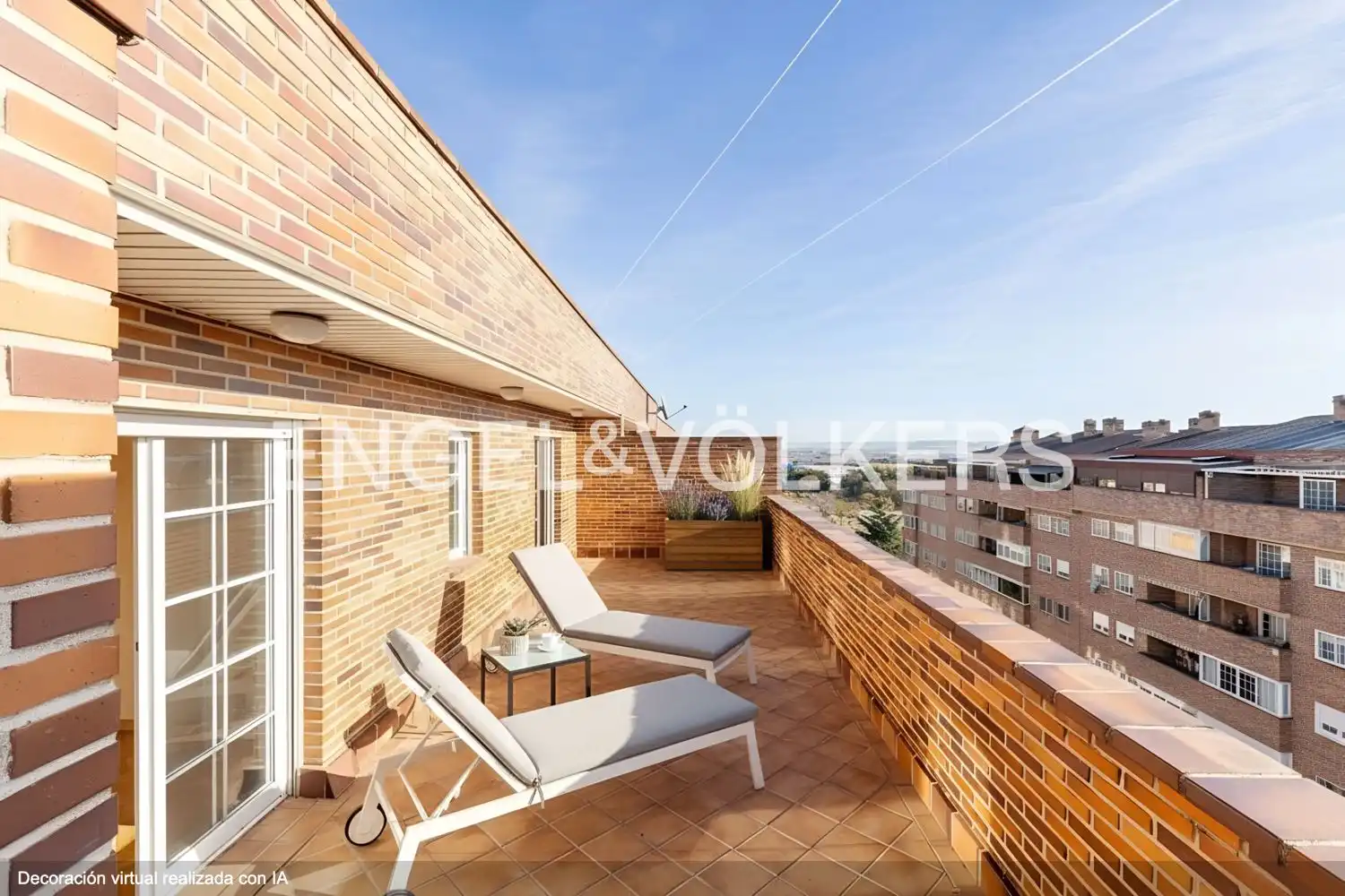 Terraza de Ático en venta en Coslada con Calefacción, Parquet y Terraza