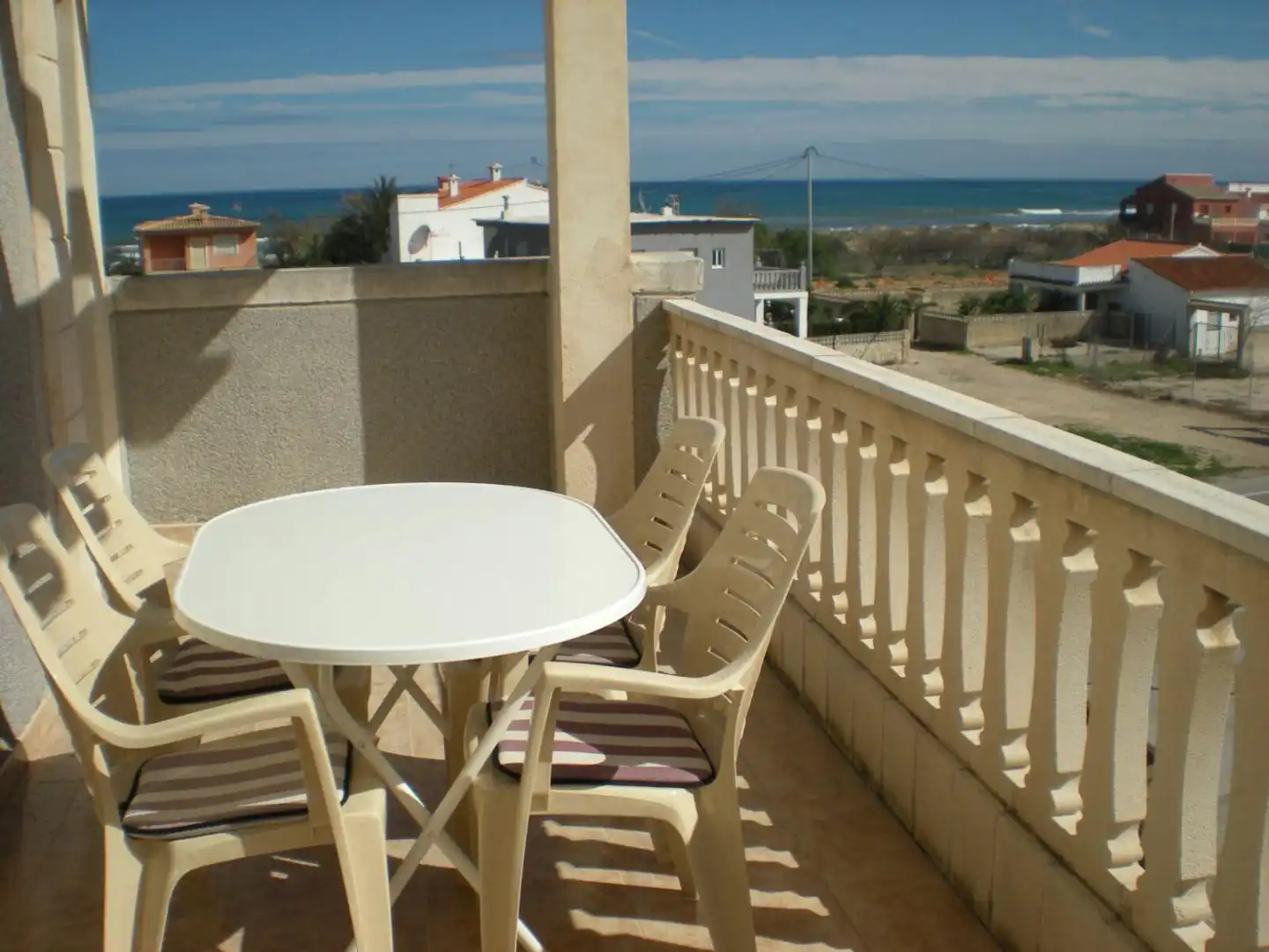 Terrassa de Apartament de lloguer en Dénia amb Aire condicionat, Terrassa i Moblat