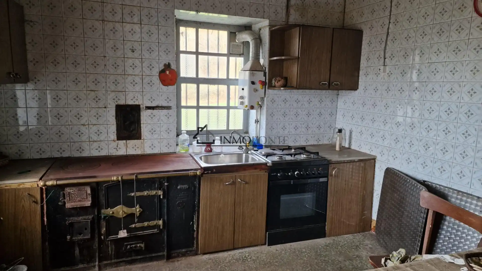 Cocina de Casa adosada en venta en Forcarei con Jardín privado