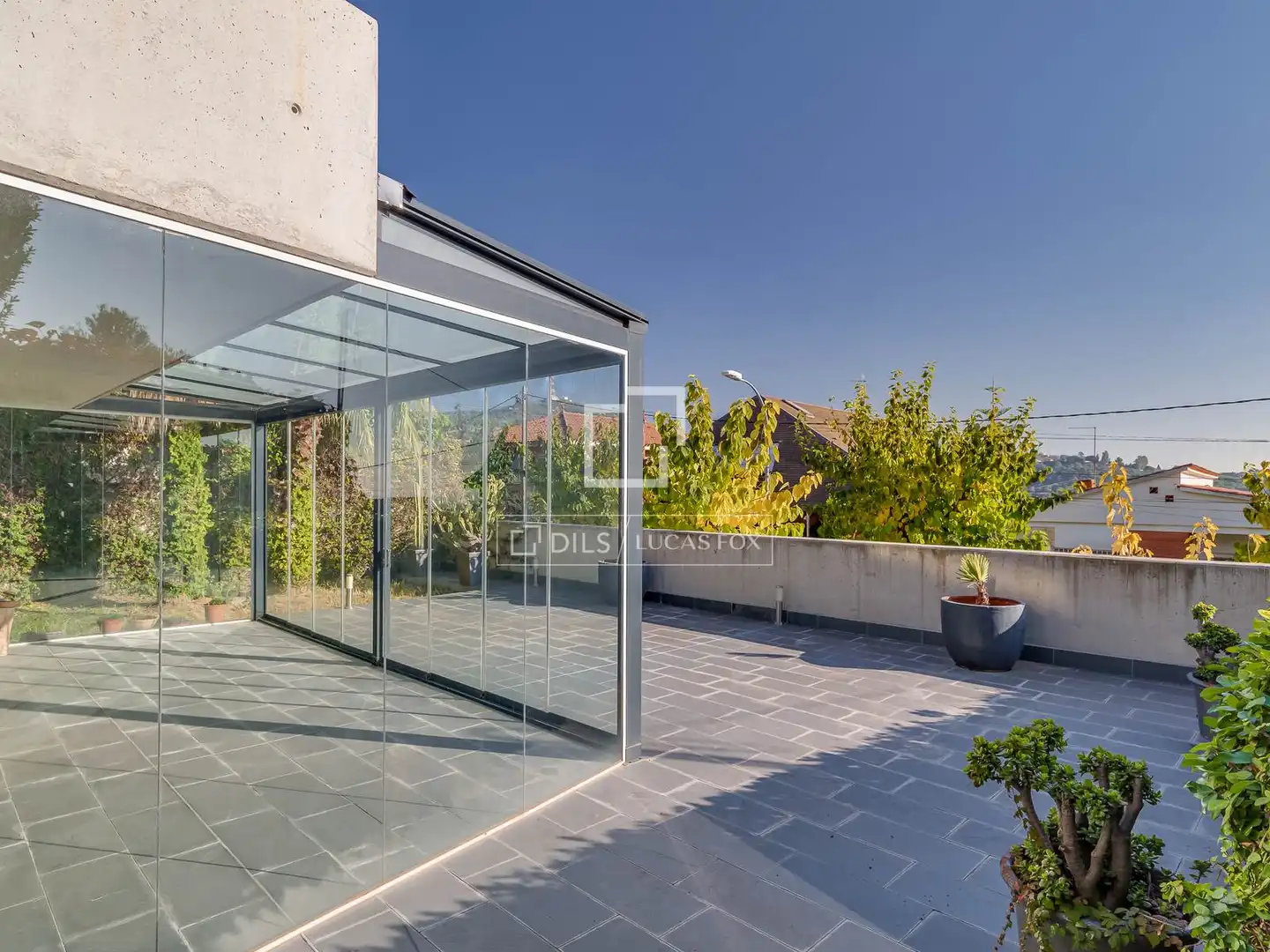 Terraza de Casa o chalet de alquiler en Sant Just Desvern con Aire acondicionado, Calefacción y Jardín privado