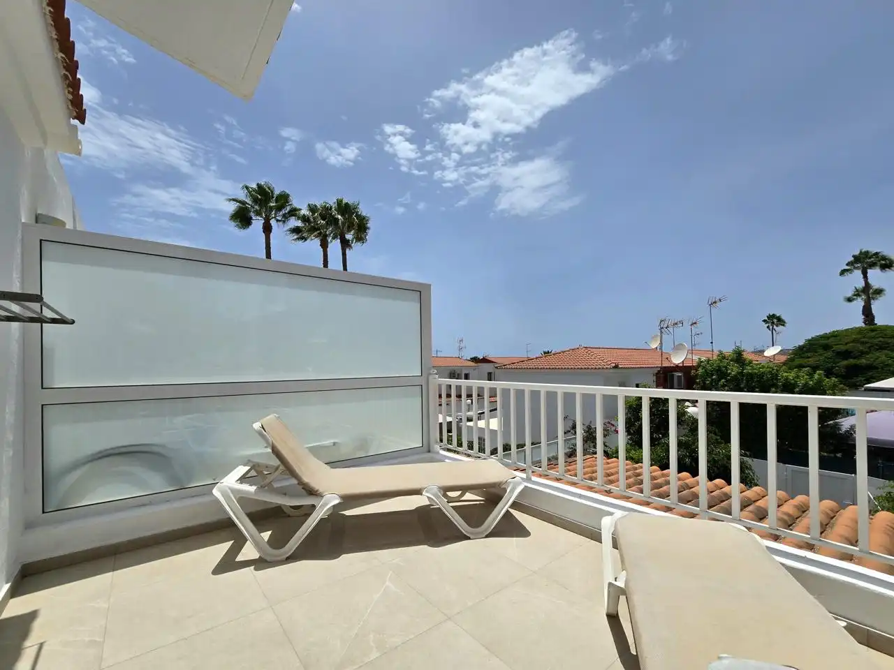 Terraza de Dúplex de alquiler en San Bartolomé de Tirajana con Terraza, Amueblado y Piscina comunitaria