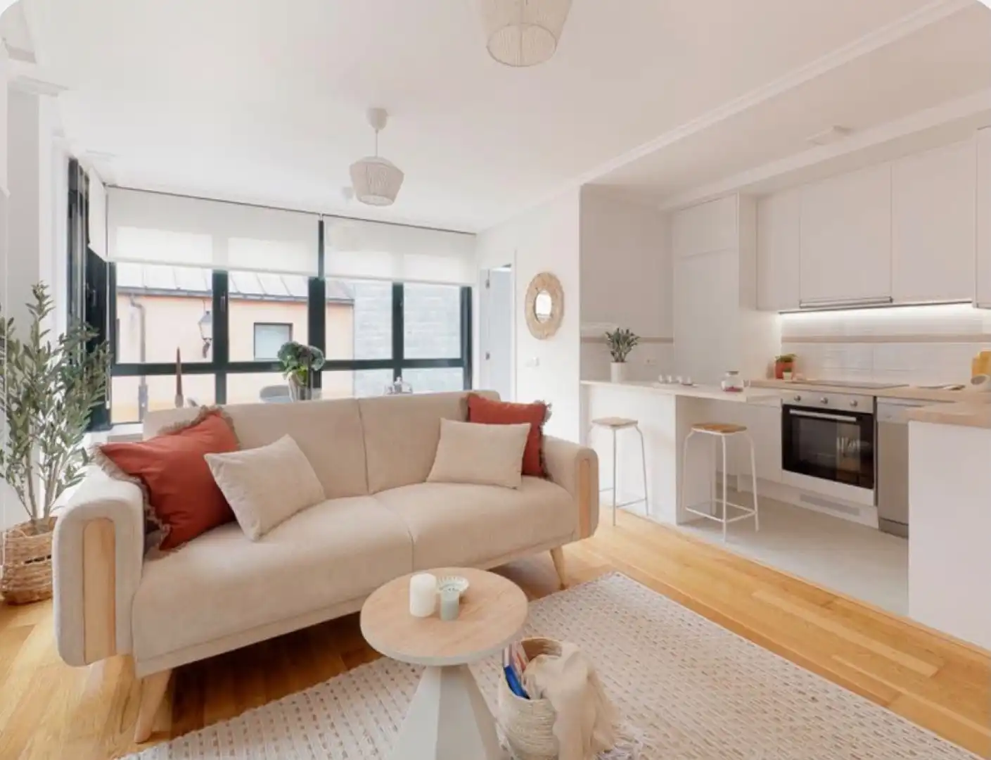 Sala de estar de Piso en venta en Gijón  con Amueblado