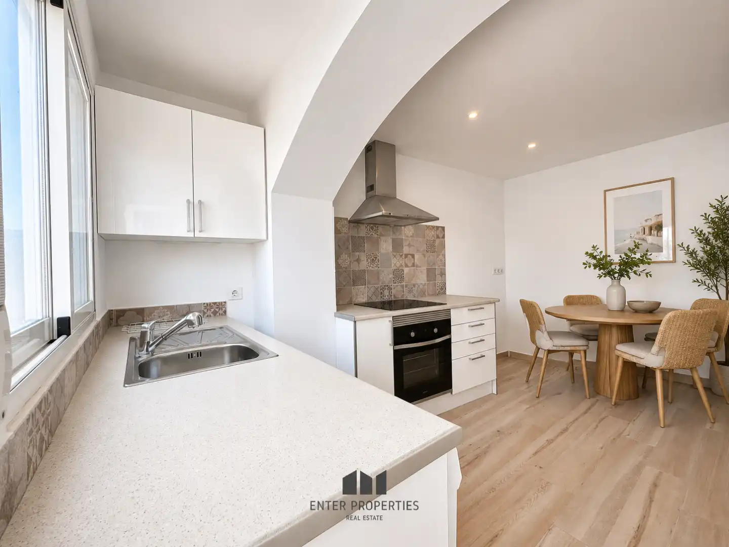 Cocina de Finca rústica en venta en Benitachell / El Poble Nou de Benitatxell con Aire acondicionado y Calefacción