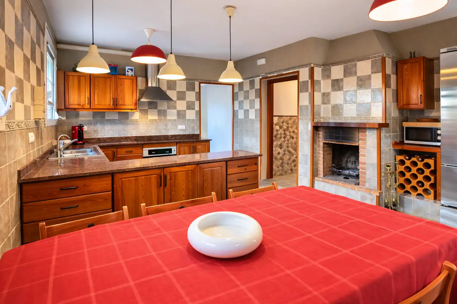 Cocina de Finca rústica en venta en Santa Oliva con Jardín privado