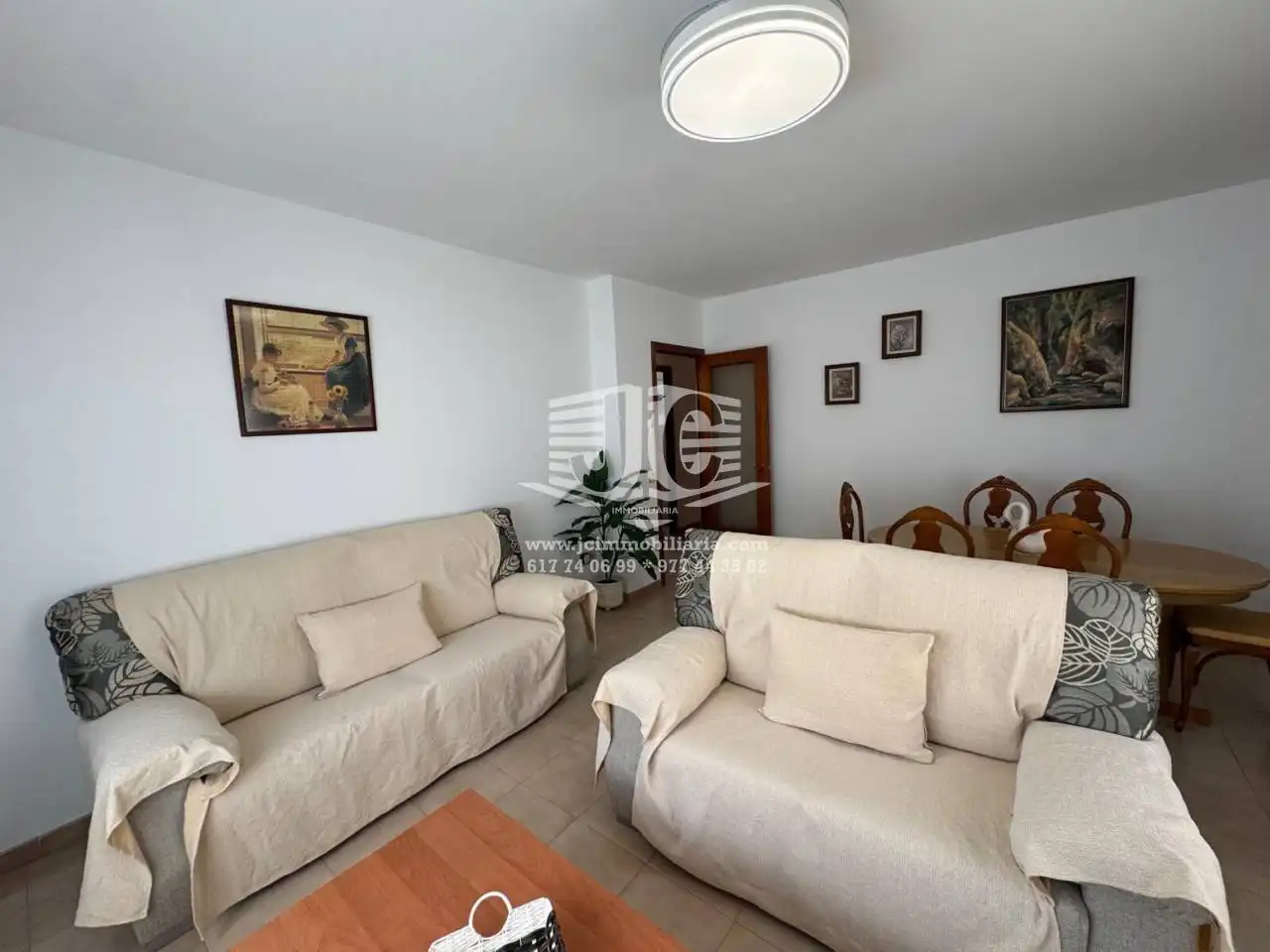Living room of Flat for rent in Benifallet  with Air Conditioner, Heating and Terrace