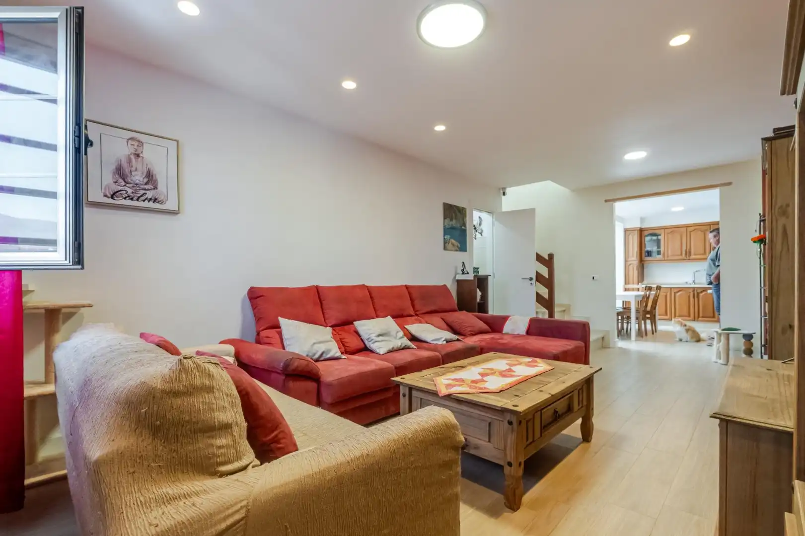Sala d'estar de Casa o xalet en venda en Gáldar amb Moblat