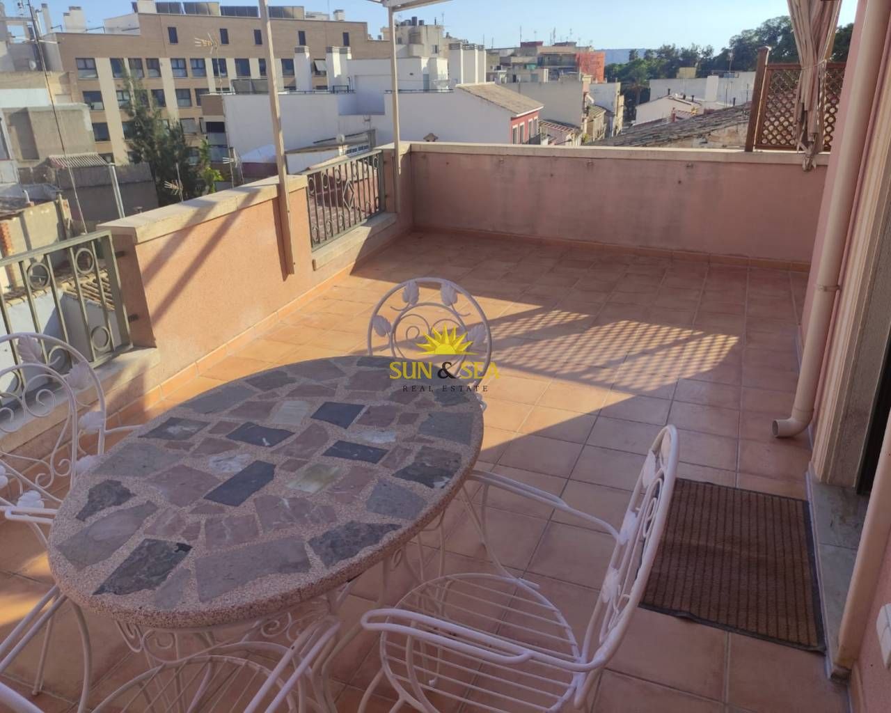 Terraza de Apartamento de alquiler en Sant Joan d'Alacant con Aire acondicionado, Calefacción y Terraza