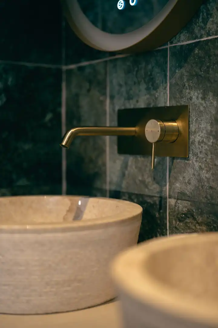 Badezimmer von Wohnung zum Verkauf in Torrevieja mit Klimaanlage, Heizung und Privatgarten