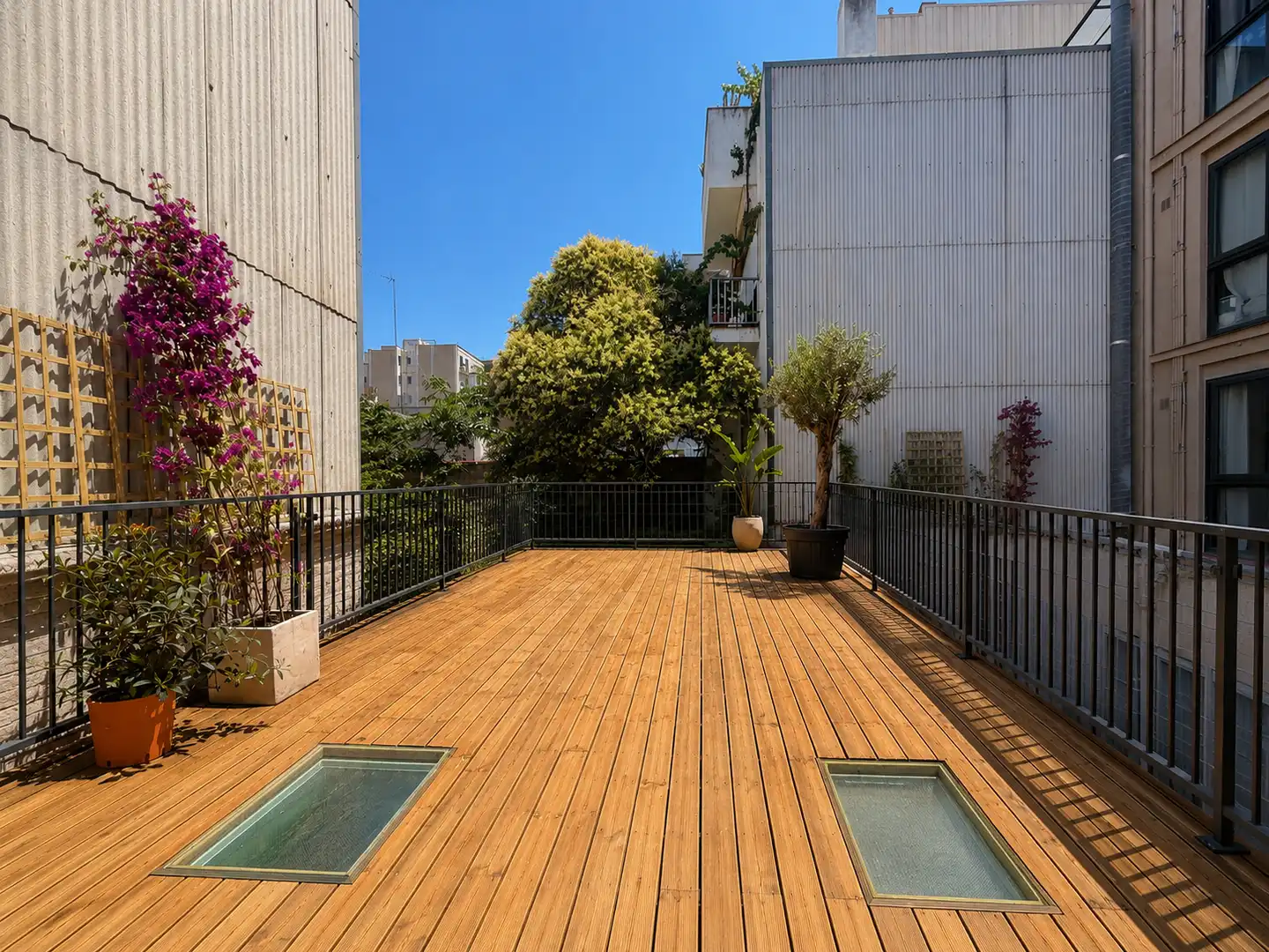Terrace of Flat for sale in Barcelona  with Air Conditioner, Heating and Parquet flooring