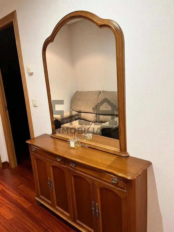 Bedroom of Flat for rent in Ourense Capital   with Heating, Parquet flooring and Furnished