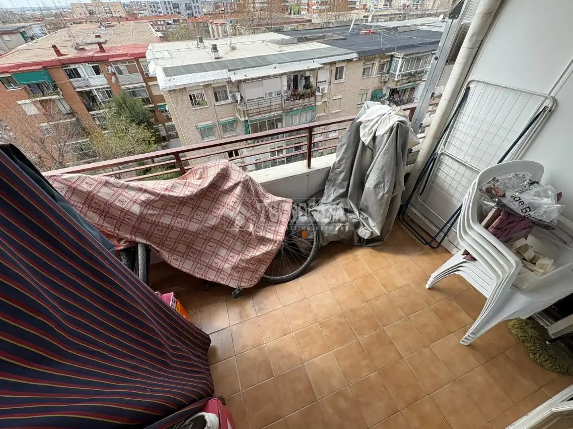 Balcony of Flat for sale in Móstoles  with Air Conditioner
