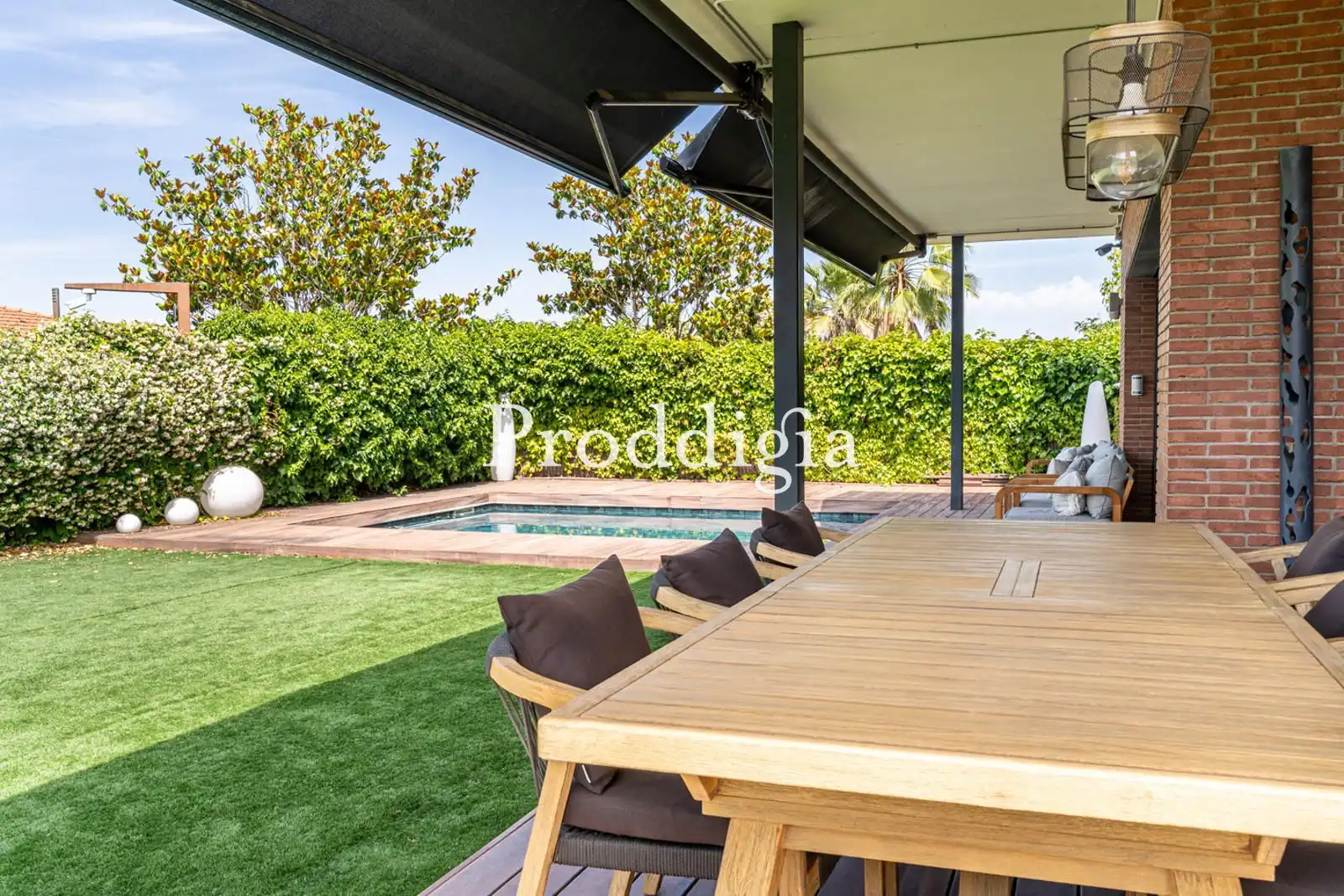 Terraza de Casa o chalet en venta en Sant Cugat del Vallès con Aire acondicionado, Calefacción y Piscina