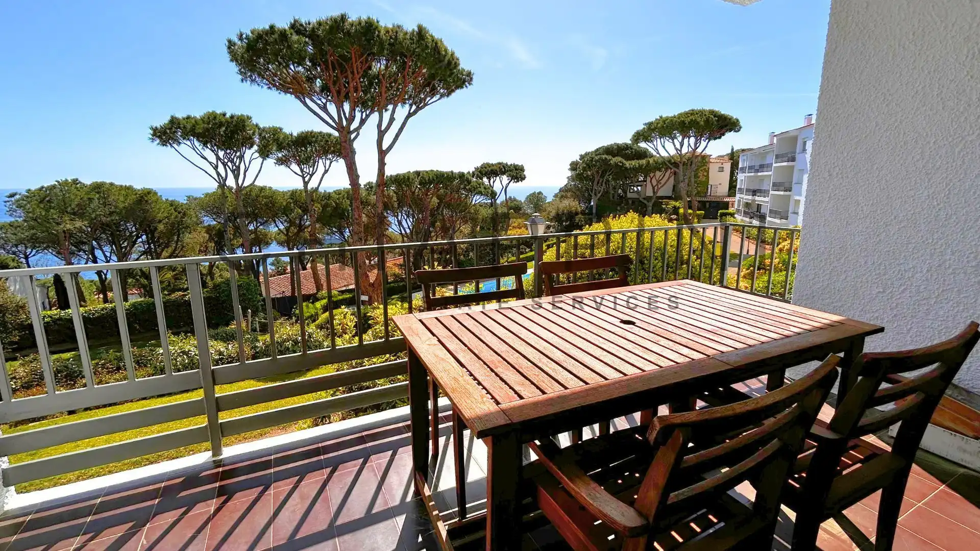 Terraza de Apartamento en venta en Palafrugell con Terraza y Piscina comunitaria