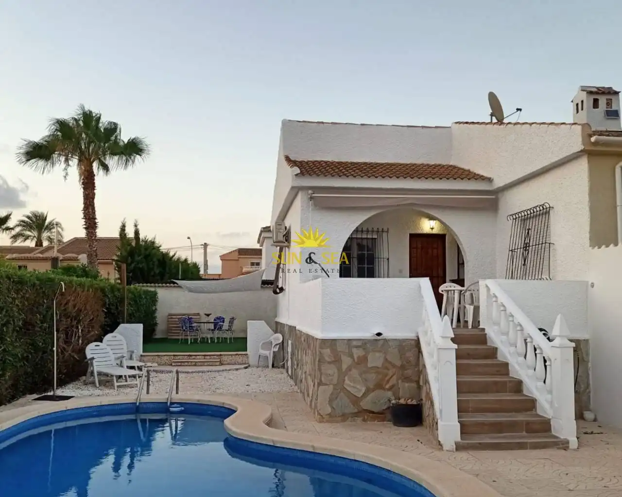 Jardín de Casa o chalet de alquiler en Torrevieja con Aire acondicionado, Calefacción y Terraza