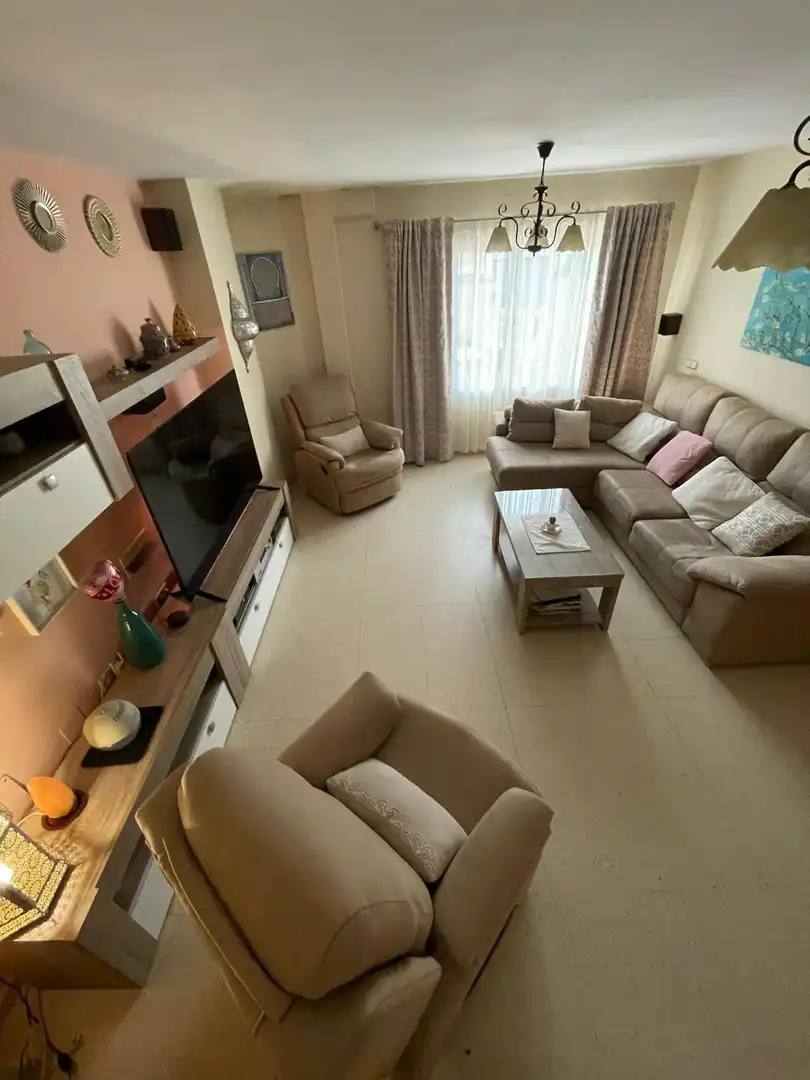 Living room of Detached homes for sale in La Línea de la Concepción  with Air Conditioner, Terrace and Furnished