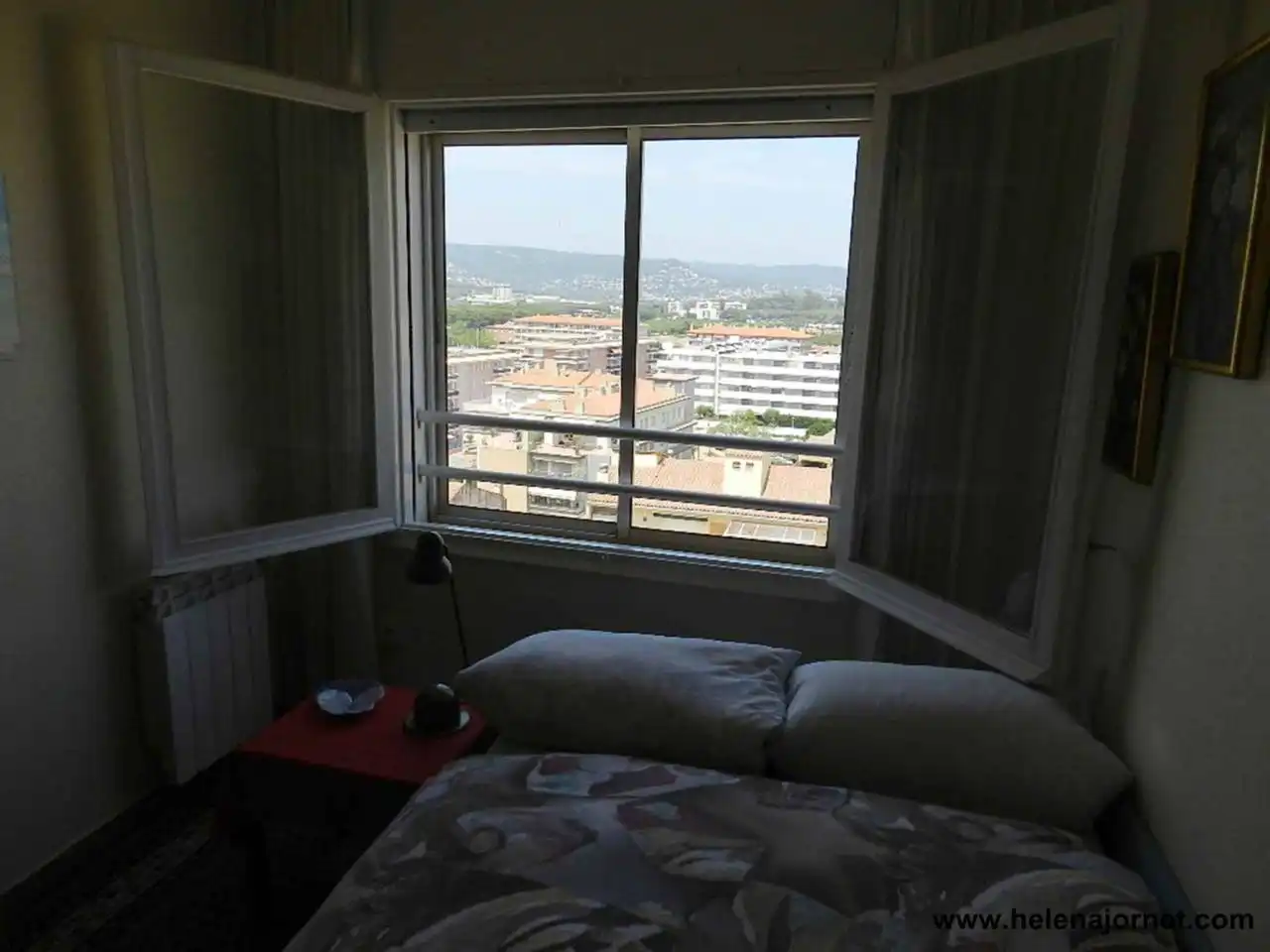 Schlafzimmer von Dachboden zum Verkauf in Calonge i Sant Antoni mit Heizung, Terrasse und Balkon