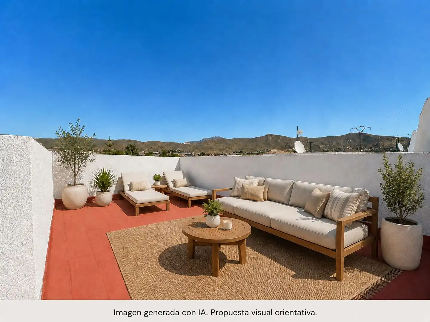 Terrassa de Casa o xalet en venda en El Campello amb Aire condicionat, Terrassa i Piscina