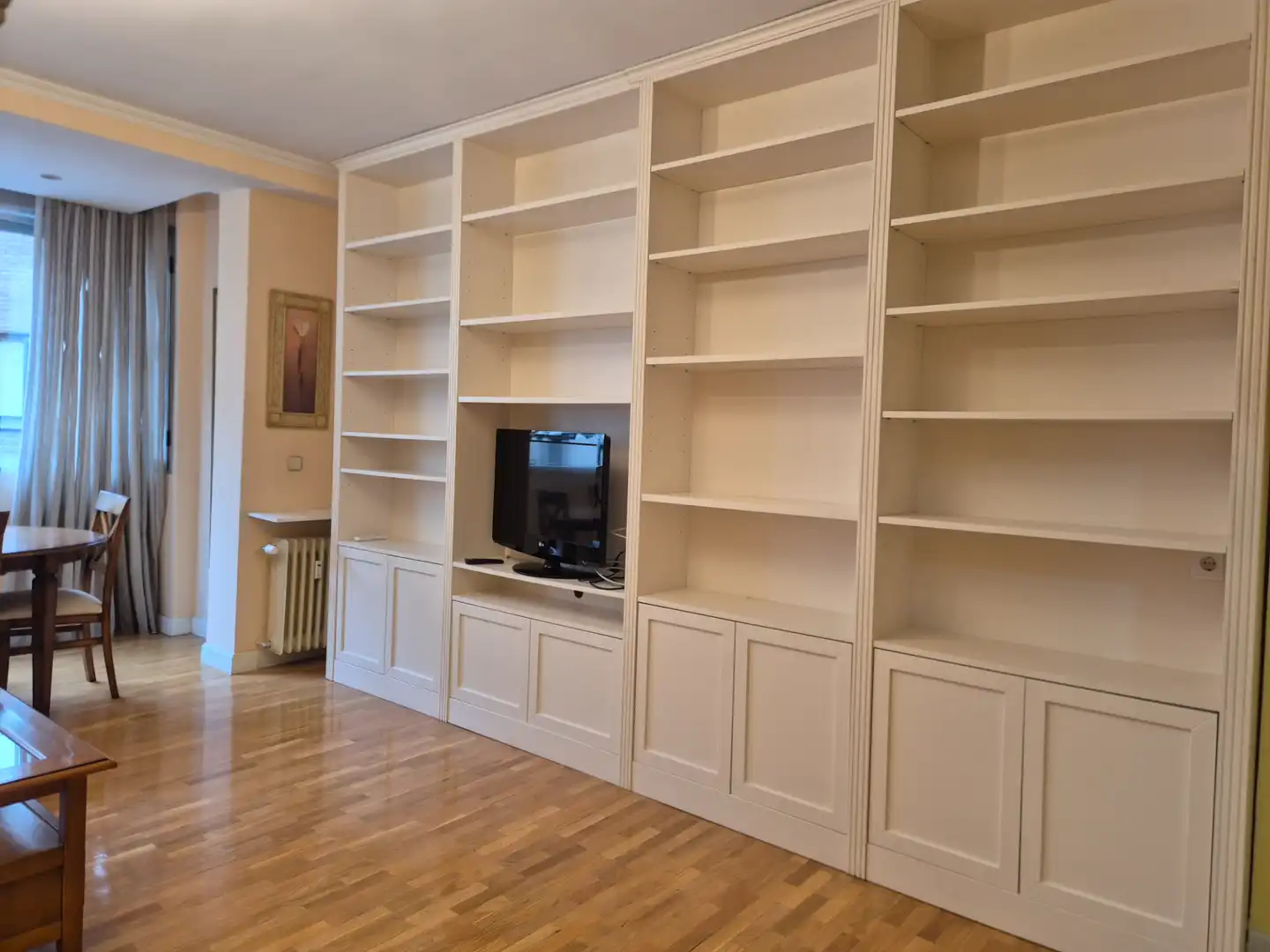 Wohnzimmer von Wohnung zur Miete in Madrid mit Klimaanlage, Heizung und Möbliert