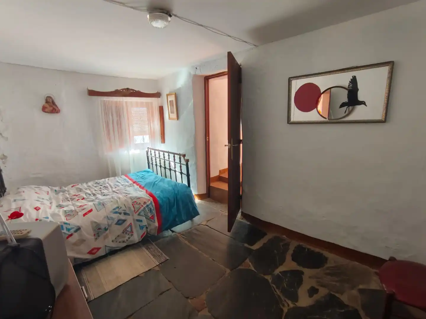 Bedroom of Houses for sale in La Calahorra  with Terrace, Storage room and Furnished