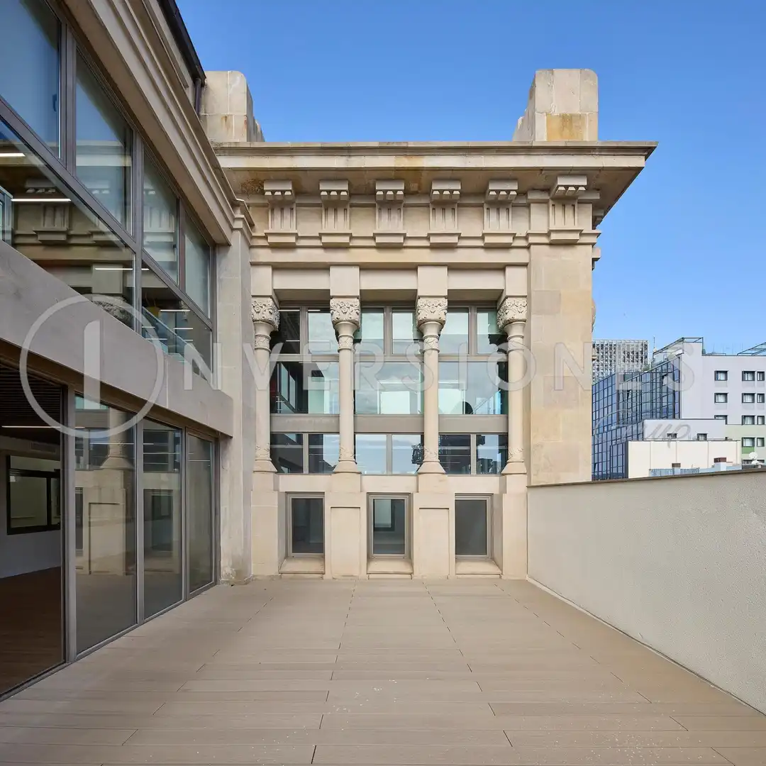 Vista exterior de Oficina de lloguer en Barcelona amb Aire condicionat, Calefacció i Terrassa