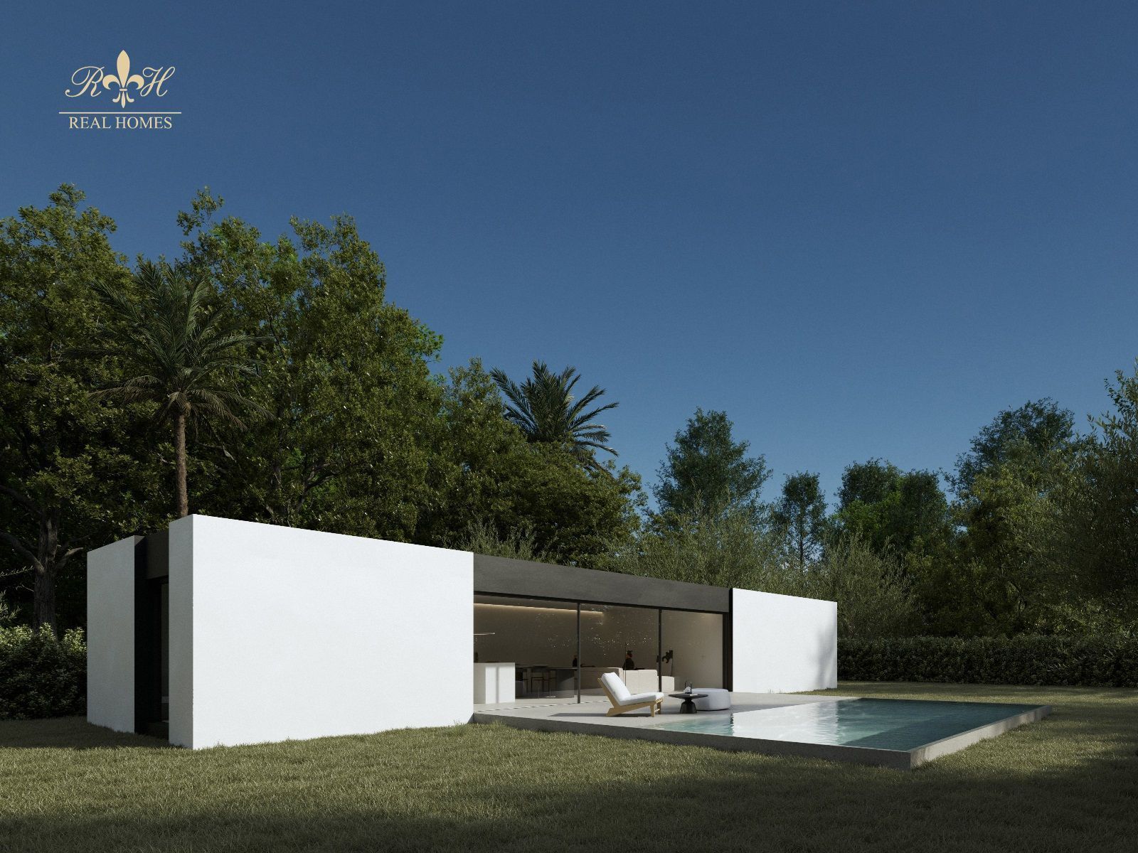 Exterior view of House or chalet for sale in L'Alfàs del Pi  with Air Conditioner, Heating and Private garden
