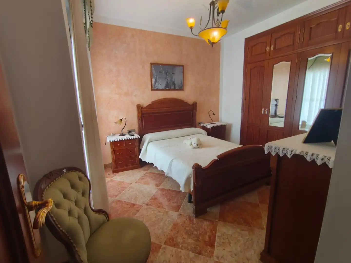 Bedroom of Houses for sale in Lanteira  with Heating, Terrace and Furnished