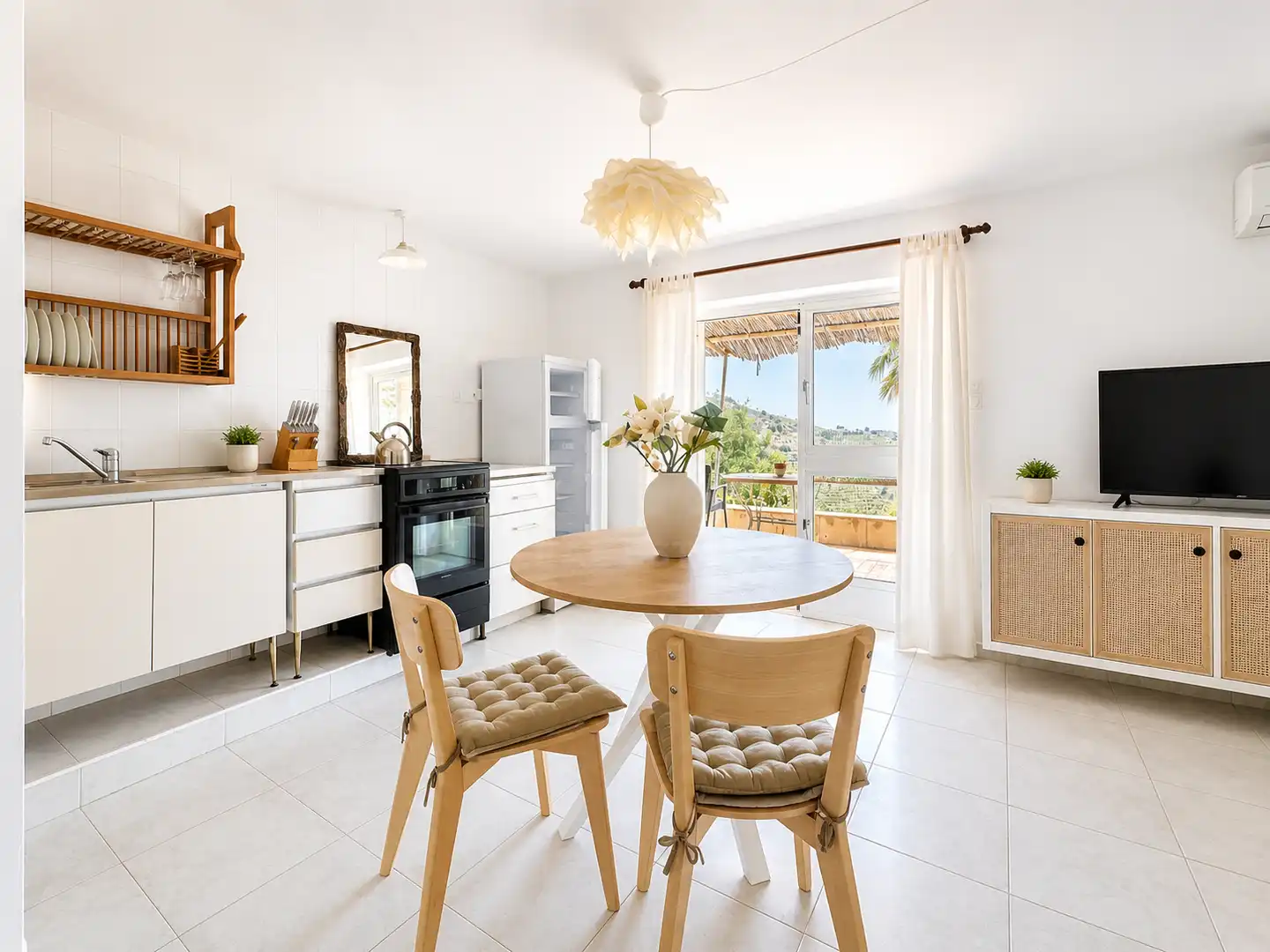 Dining room of Country homes for sale in Vélez-Málaga  with Air Conditioner, Heating and Terrace