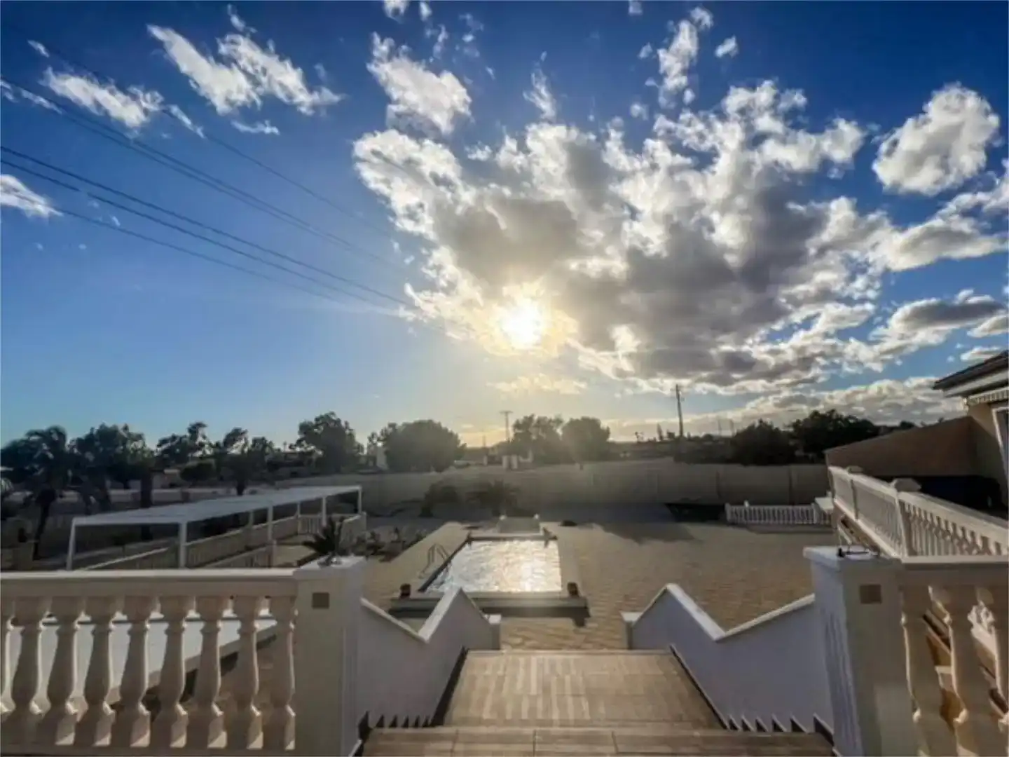 Terraza de Casa o chalet en venta en Mutxamel con Aire acondicionado, Piscina y Balcón