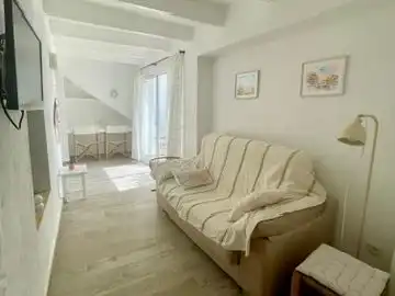 Wohnzimmer von Erdgeschoss zur Miete in Es Mercadal mit Klimaanlage, Heizung und Terrasse