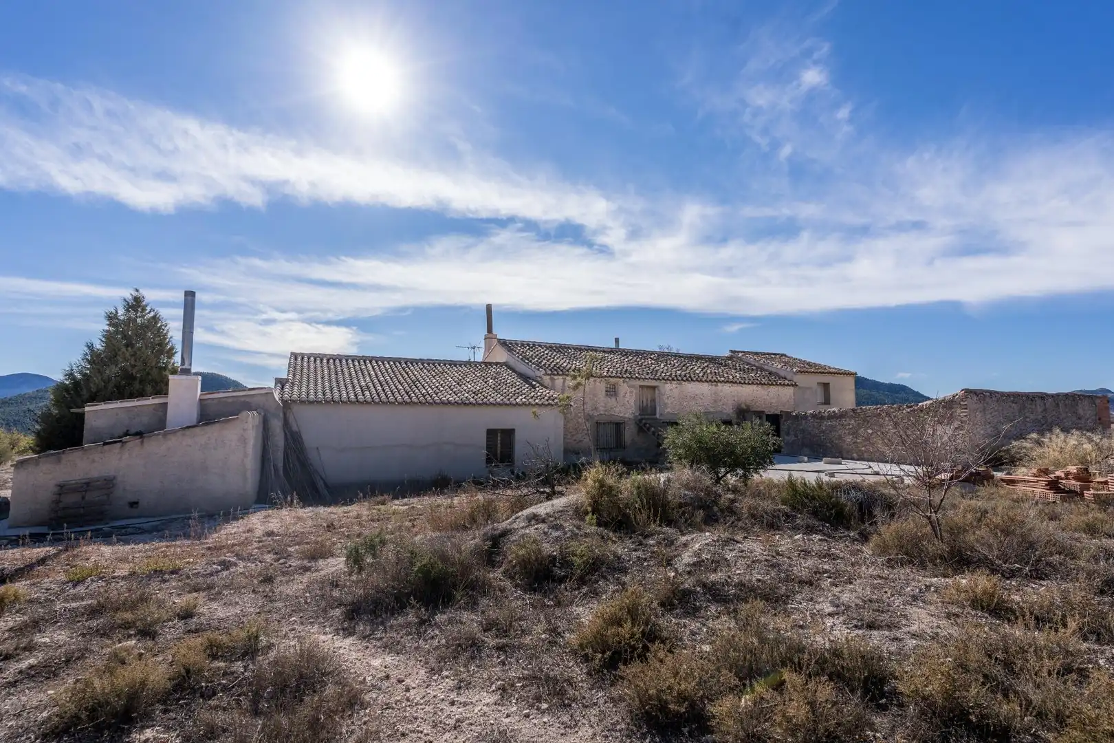 Vista exterior de Finca rústica en venta en Vélez-Rubio con Calefacción, Jardín privado y Trastero