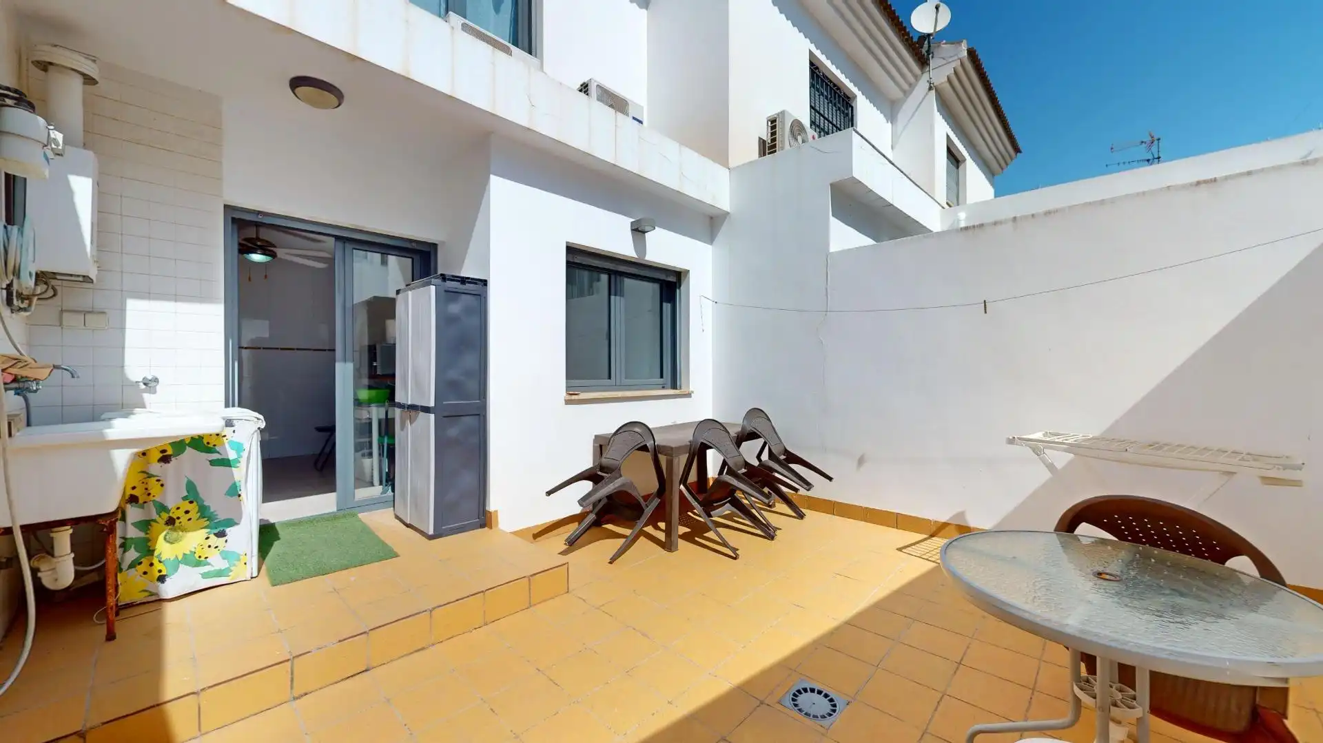Terraza de Casa adosada en venta en San Javier con Aire acondicionado, Calefacción y Jardín privado