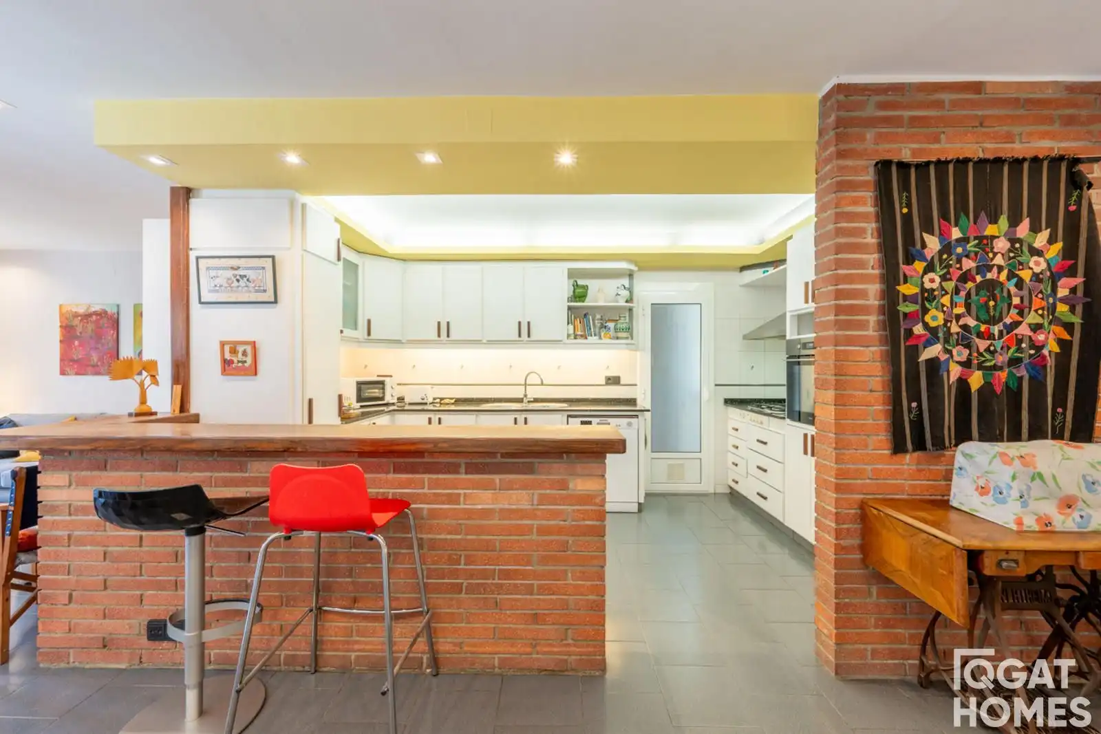 Cocina de Piso en venta en Sant Cugat del Vallès con Aire acondicionado, Calefacción y Terraza