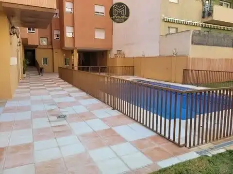 Swimming pool of Flat for sale in Jaén  with Air Conditioner, Private garden and Furnished