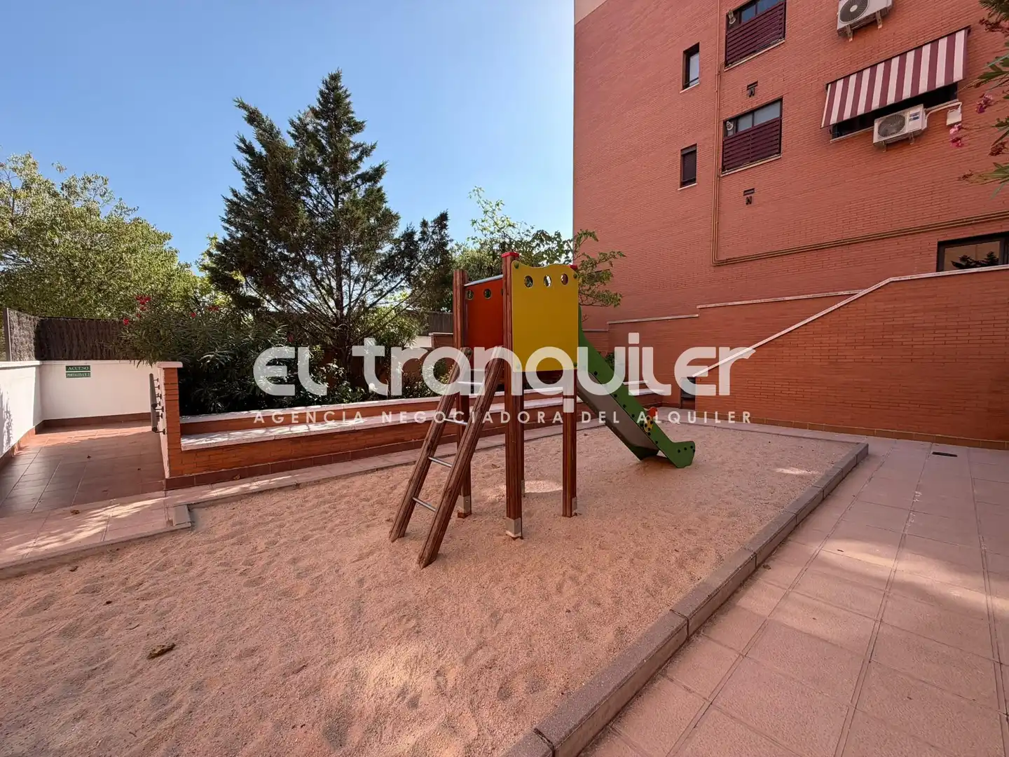 Garten von Wohnung zur Miete in Alcobendas mit Parkett, Abstellraum und Schwimmbad