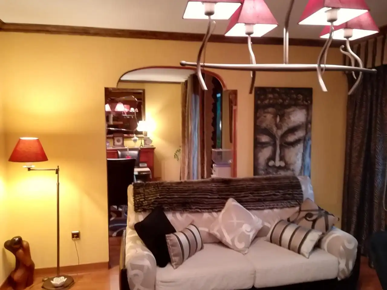 Sala de estar de Piso en venta en Ourense Capital  con Calefacción, Parquet y Trastero