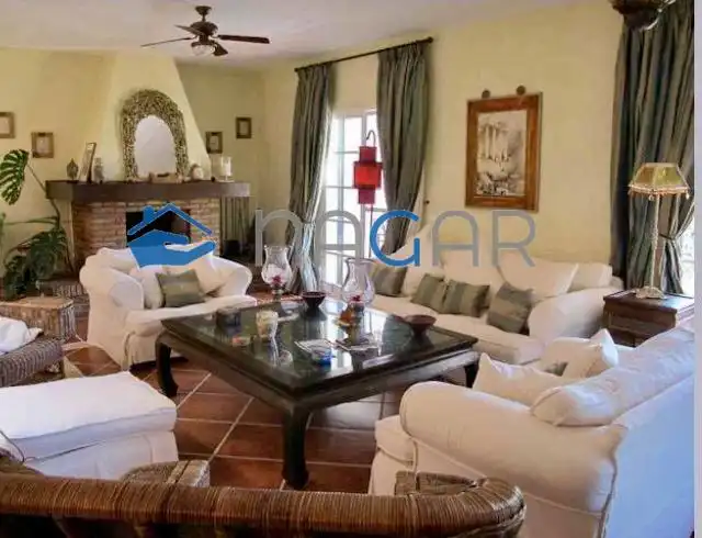 Sala de estar de Casa o chalet de alquiler en Sotogrande con Aire acondicionado, Jardín privado y Terraza
