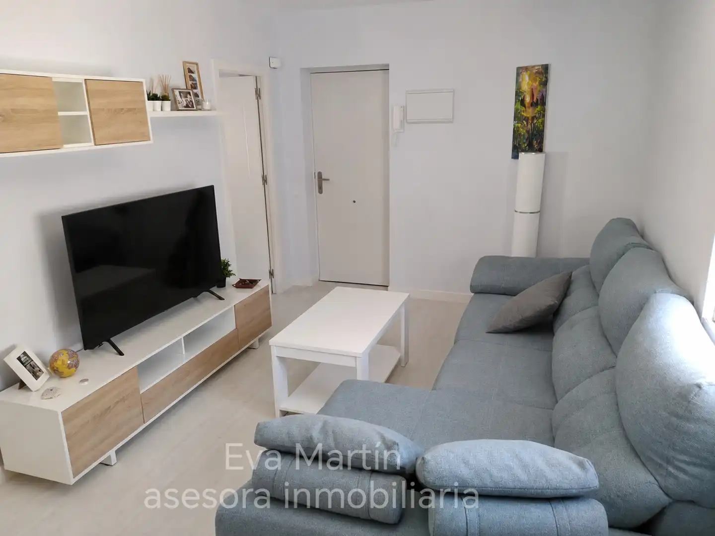 Wohnzimmer von Wohnung zur Miete in Sevilla mit Klimaanlage, Heizung und Parkett