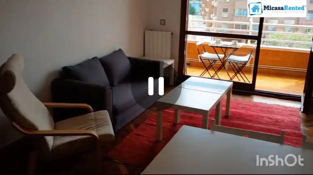 Sala d'estar de Apartament de lloguer en Santander amb Parquet, Terrassa i Moblat