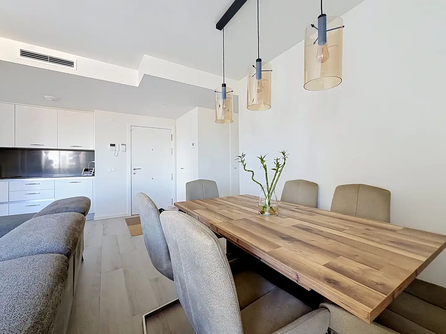 Dining room of Flat for sale in Dénia  with Air Conditioner, Heating and Swimming Pool