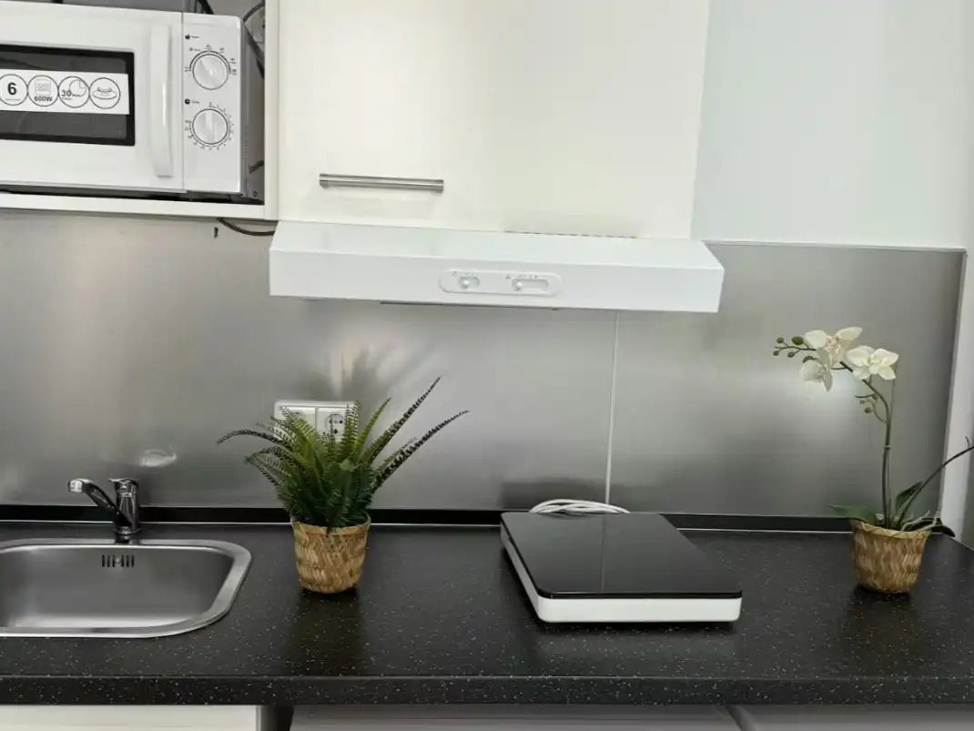 Kitchen of Flat for rent in Madrid  with Air Conditioner, Heating and Furnished