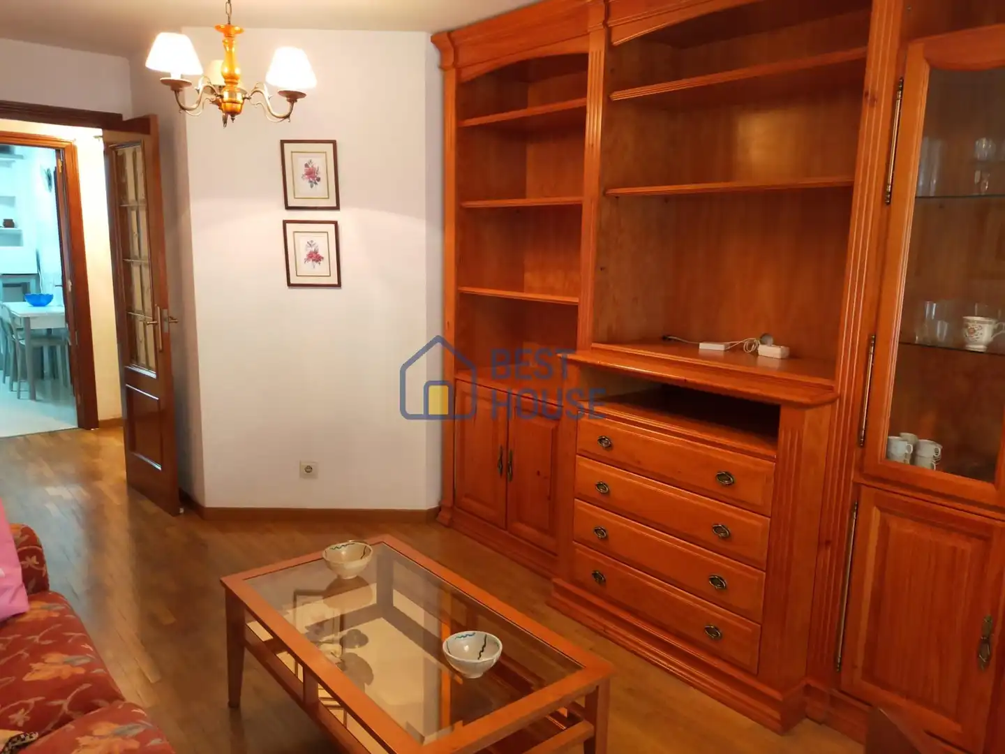 Sala de estar de Apartamento de alquiler en San Andrés del Rabanedo con Calefacción y Amueblado