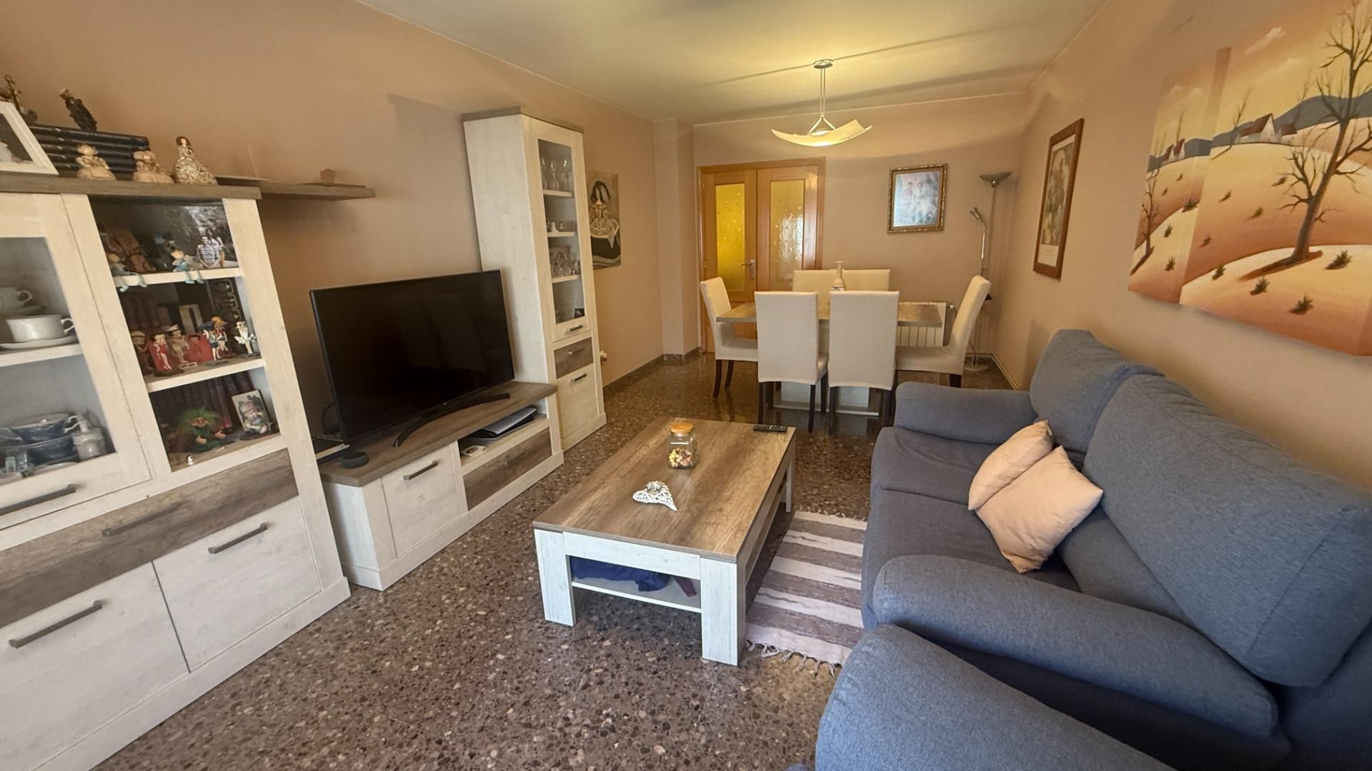 Living room of Flat for sale in Paiporta  with Air Conditioner, Heating and Balcony